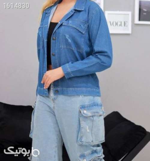 کت کوتاه جین سبک آبی 04 2025