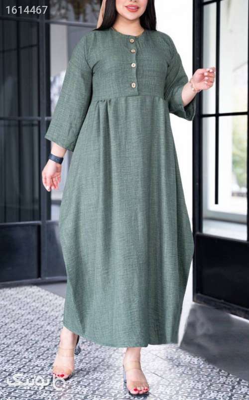 پیراهن ساحلی سبز 04 2025