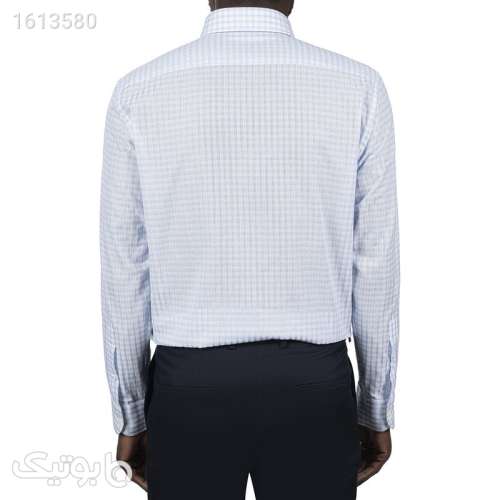 پیراهن آستین بلند یقه دکمه دار مردانه مدل 805 سفید 04 2025