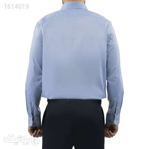 پیراهن آستین بلند یقه کراواتی مردانه مدل 894 فیروزه ای 04 2025