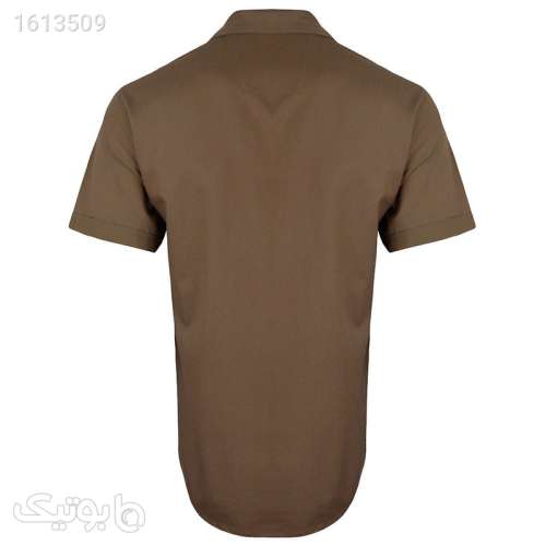 پیراهن آستین کوتاه یقه برگردان مردانه کانتکس مدل 249016708 رنگ قهوه ای قهوه ای 04 2025