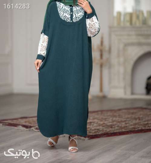 پیراهن بلندجذاب وشیک سبز 04 2025
