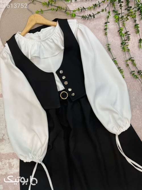 ست جذاب شومیزژیله‌ودامن مجلسی مشکی 04 2025