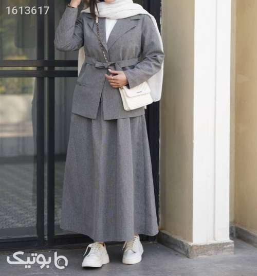 کت دامن دخترونه شیک وجذاب مشکی 04 2025