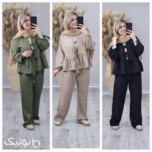 ست شومیزشلوارعروسکی سبز 04 2025