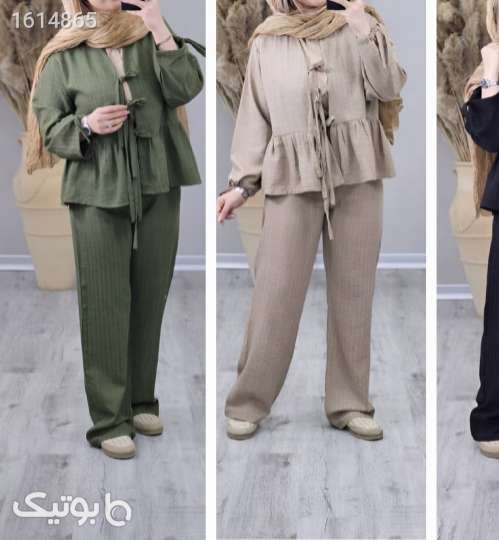 ست شومیزشلوارعروسکی سبز 04 2025