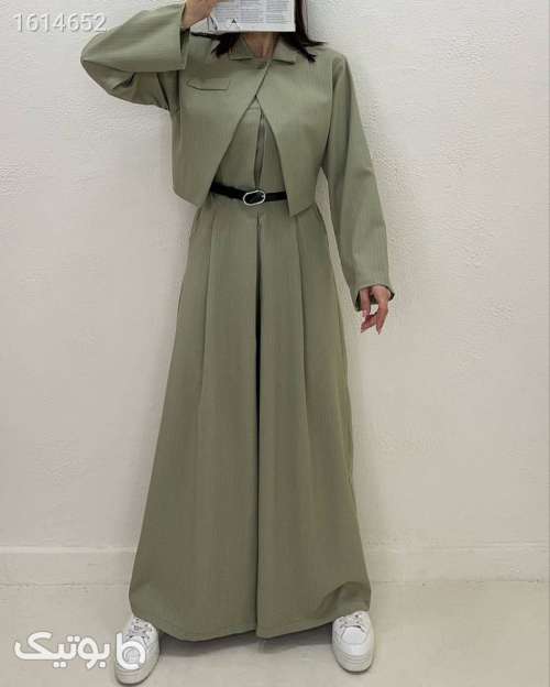 ست کت واورال شیک دخترونه سبز 04 2025
