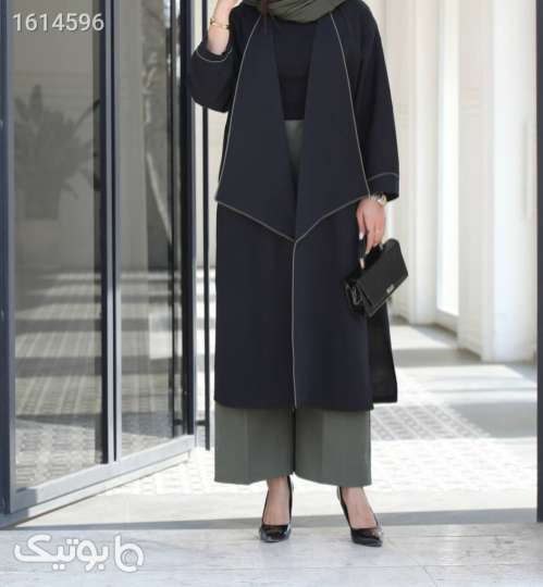 مانتوشلوارشیک وخفن مشکی 04 2025