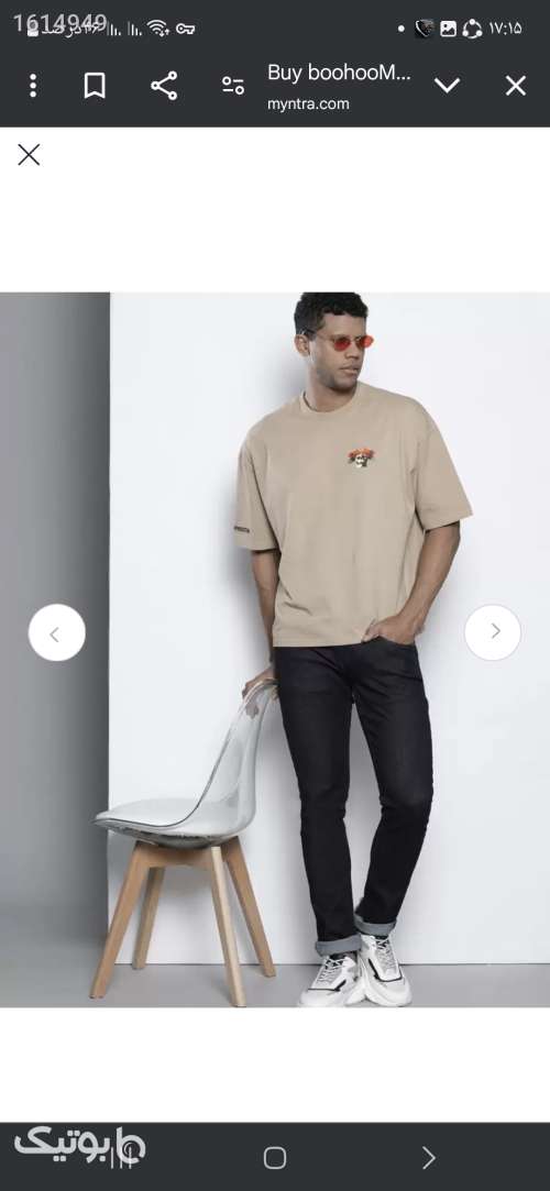   تیشرت bohooman کرم 04 2025