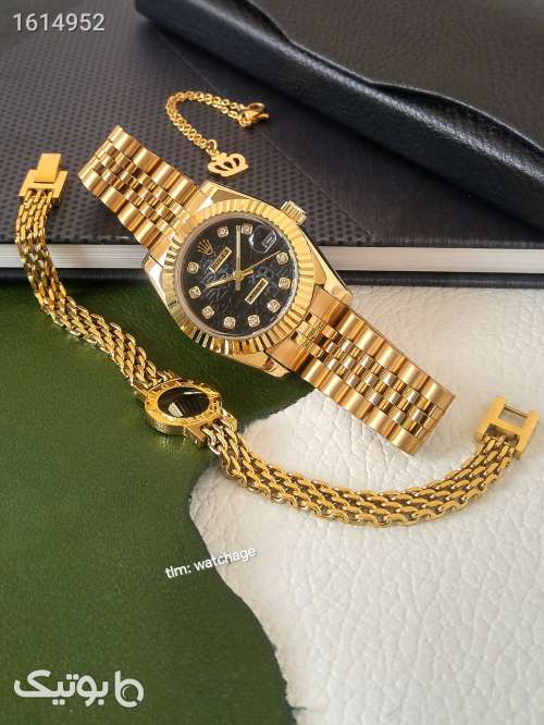 ساعت ROLEX زنانه / ساعت رولکس زنانه زرد 04 2025
