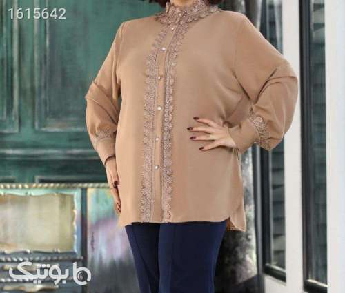 شومیز سایزبزرگ شیک  سبز 04 2025