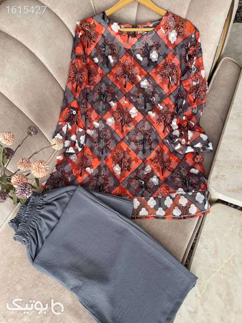 شومیز شلوار جذاب سبز 04 2025