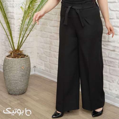 شلوار بگ زنانه  مشکی 04 2025
