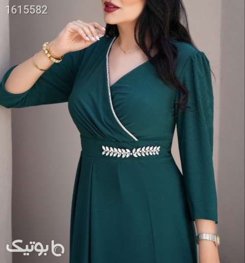 لباس مجلسی شیک وزیبا سبز 04 2025