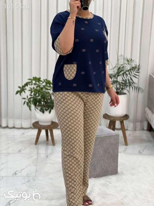 ست تیشرت شلوارشیک وخفن مشکی 04 2025