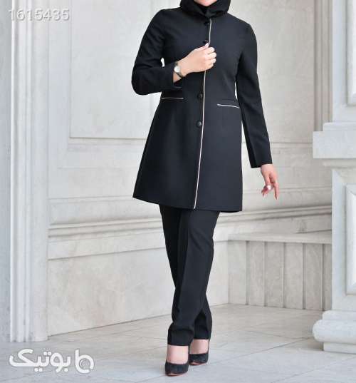 مانتوشلواراداری شیک‌وزیبا آبی 04 2025