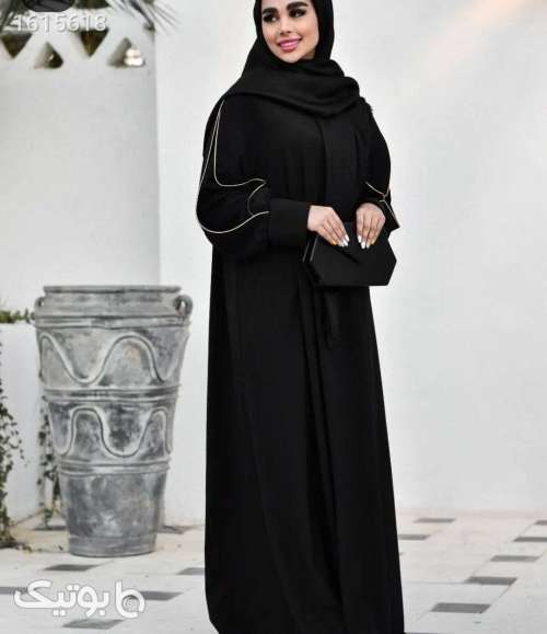 عبایی دلناز مشکی 04 2025