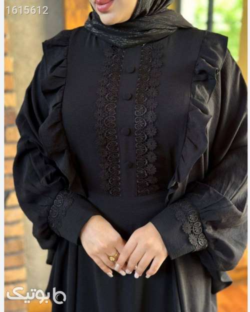 عبایی فاطیما مشکی 04 2025