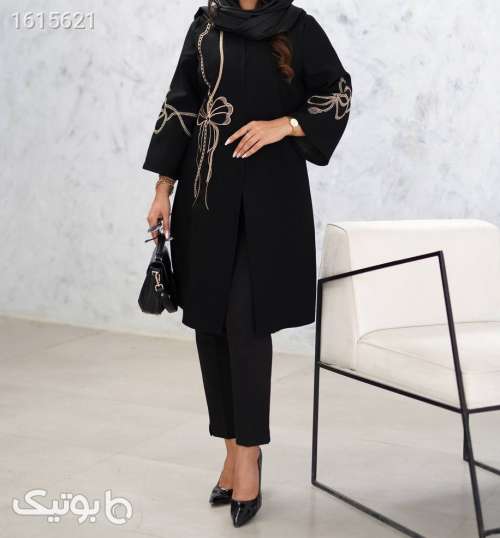 مانتو مجلسی و محرمی مشکی 04 2025