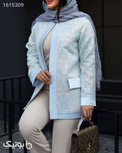 مانتو کتی ژاکارد مشکی 04 2025