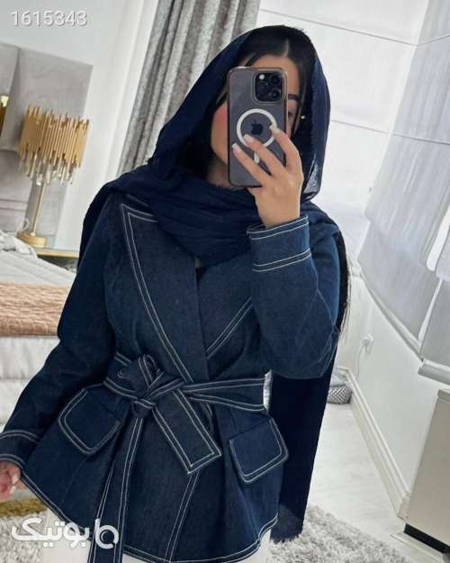 کت جین جذاب وخفن سورمه ای 04 2025