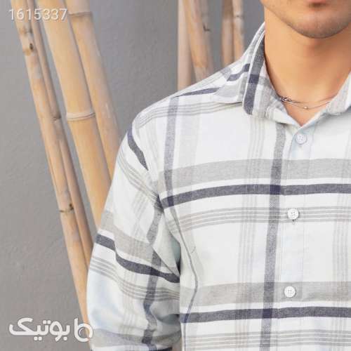 پیراهن آستین بلند مردانه مدل پشمی کد 1147001 نقره ای 04 2025
