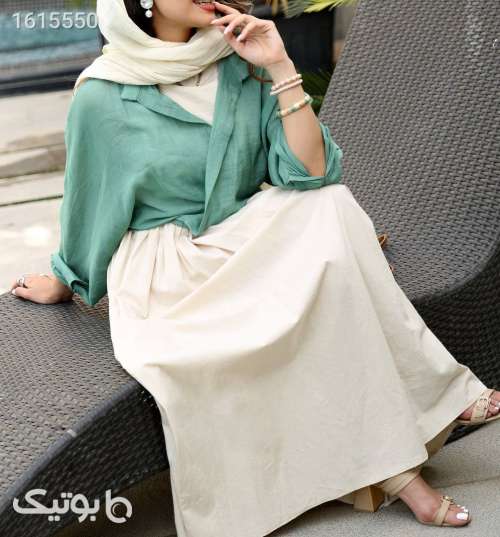 شومیزدامن خنک‌وسبک سبز 04 2025