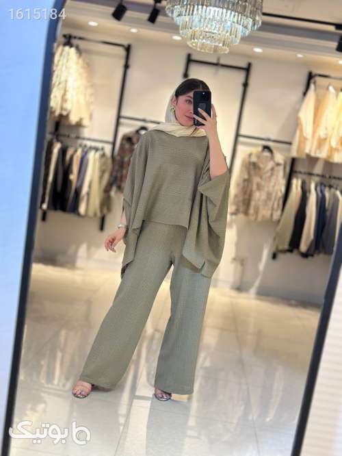 شومیز_شلوار خفن تابستانه سبز 04 2025