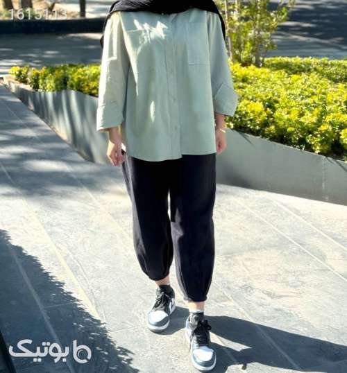 شومیزشلواراسپرت سبز 04 2025
