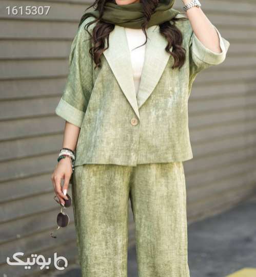 کت شلواراسپرت دخترونه سبز 04 2025