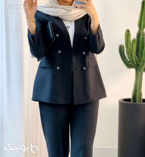 کت شلوارشیک وخاص مشکی 04 2025