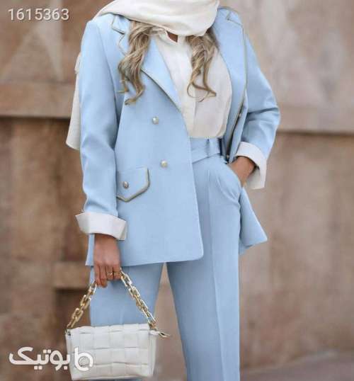 کت شلوارمازراتی جذاب وجدید آبی 04 2025