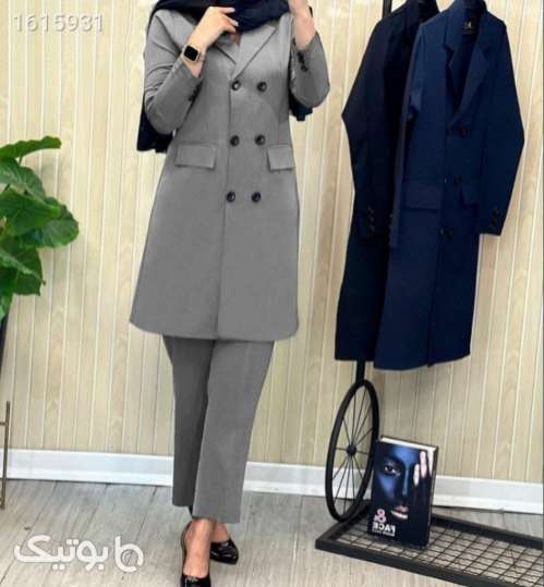 ست مانتوشلواراداری شیک وجذاب مشکی 04 2025
