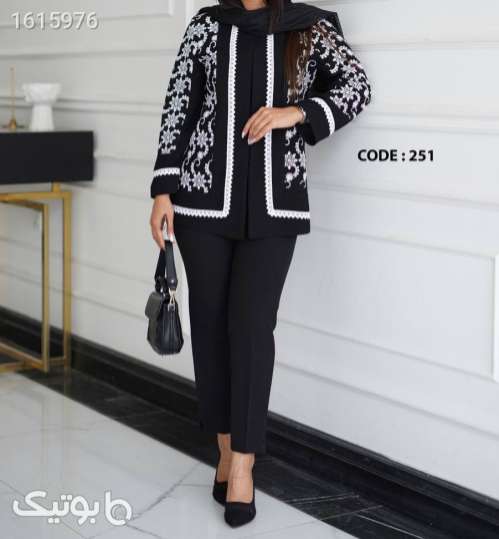 کت فوق العاده شیک و مجلسی  مشکی 04 2025