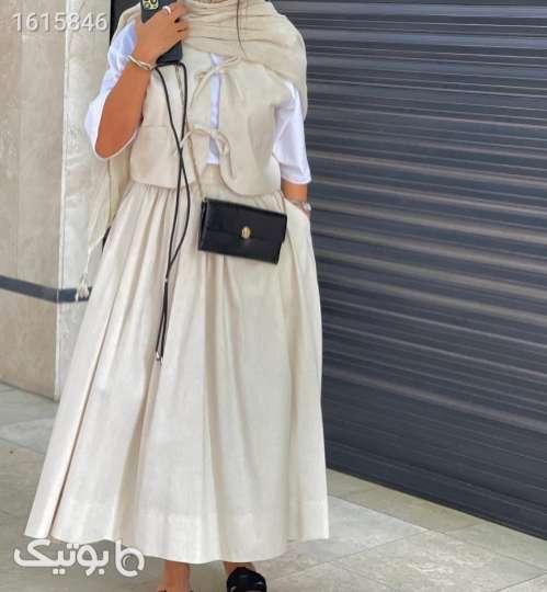 ست ژیله‌دامن شیک وخنک زرد 04 2025