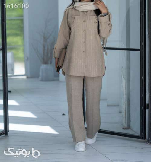 مانتوشلوارشیک وخنک دخترونه سبز 04 2025
