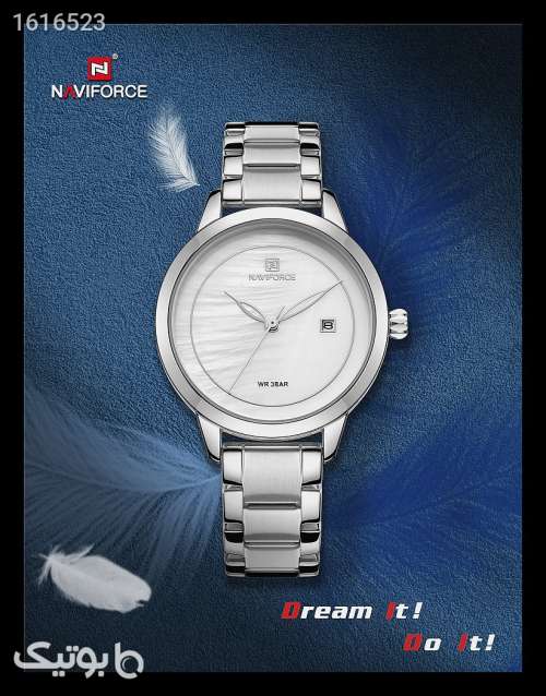 ساعت NAVIFORCE 5008 / نوی فورس 5008 نقره ای 04 2025