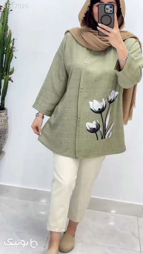 شومیز خفن و راحت  سبز 04 2025