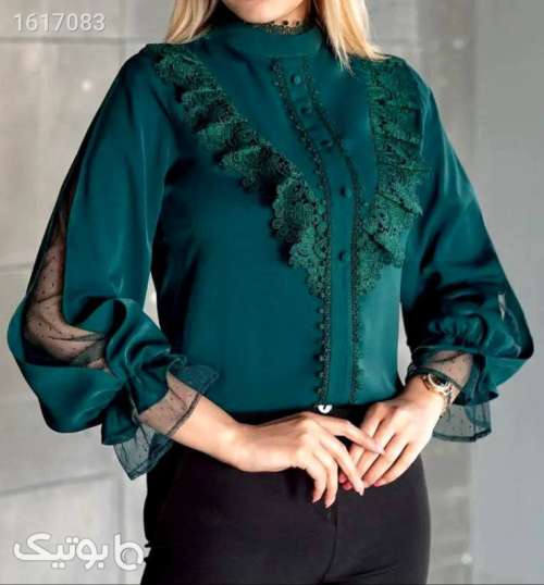 شومیزمجلسی جذاب وخاص سبز 04 2025