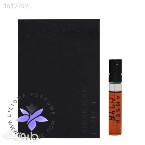 سمپل عطر روژا داو آمبر عود | Roja Dove Amber Aoud Parfum Sample قهوه ای 04 2025