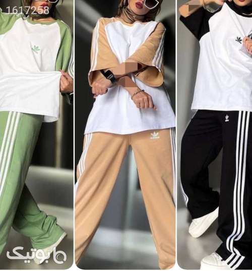 تیشرت وشلوارآدیداس  سبز 04 2025