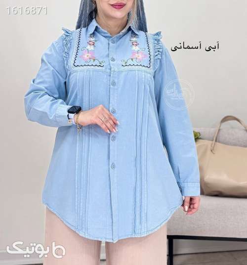 مانتو ارکیده  فیروزه ای 04 2025