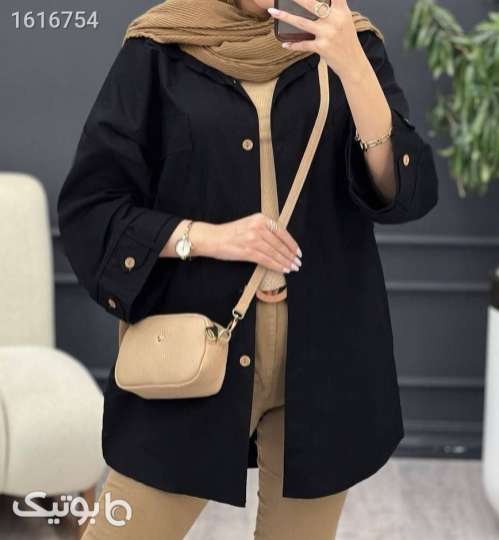 مانتو خفن اسپرت  مشکی 04 2025