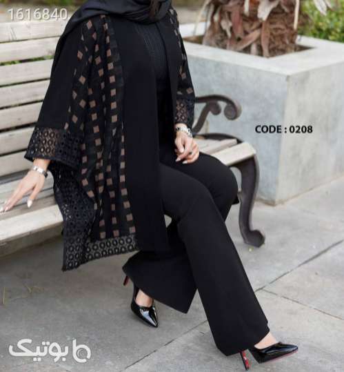 مانتو خفن و ترند سال  مشکی 04 2025