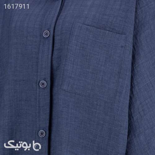 مانتو زنانه السانا مدل آرمانا 222505 رنگ آبی تیره آبی 04 2025