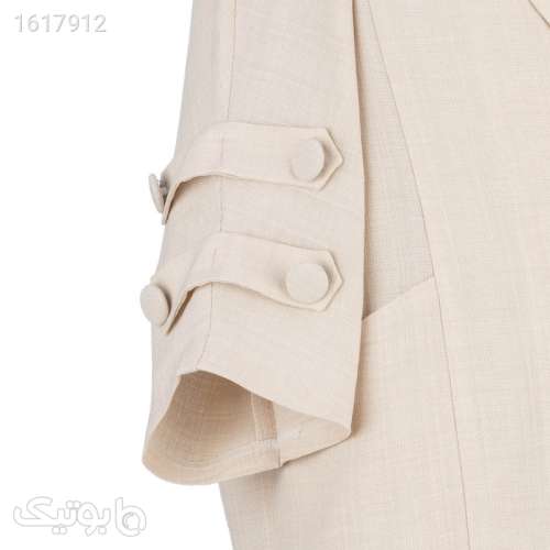 مانتو زنانه السانا کد 222079 رنگ کرم کرم 04 2025