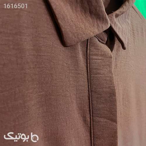 مانتو زنانه مدل 1421 رنگ شکلاتی قهوه ای 04 2025