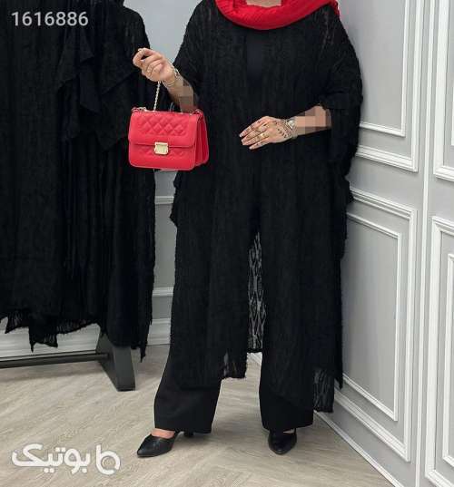 مانتو مجلسی پرطرفدار  مشکی 04 2025
