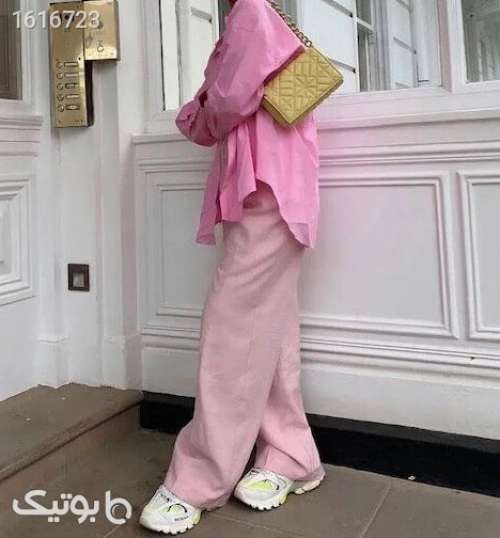 مانتو نخی زنانه صورتی تابستانی  صورتی 04 2025