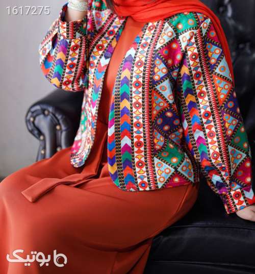 پیراهن رویه وکمربندشیک وزیبا آبی 04 2025